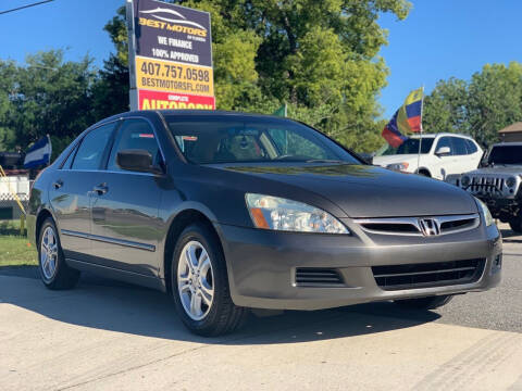 2006 Honda Accord for sale at BEST MOTORS OF FLORIDA in Orlando FL