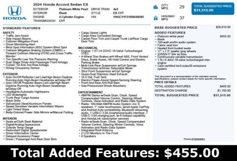 2024 Honda Accord EX