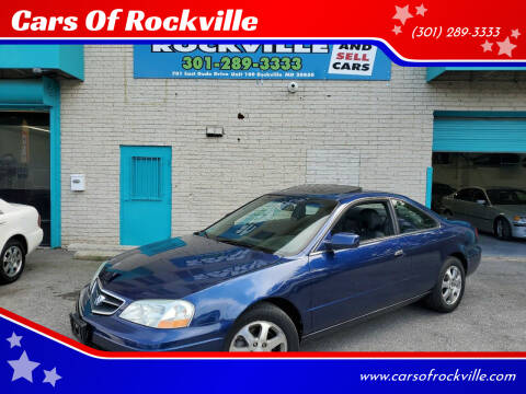 2002 Acura CL for sale at Cars Of Rockville in Rockville MD