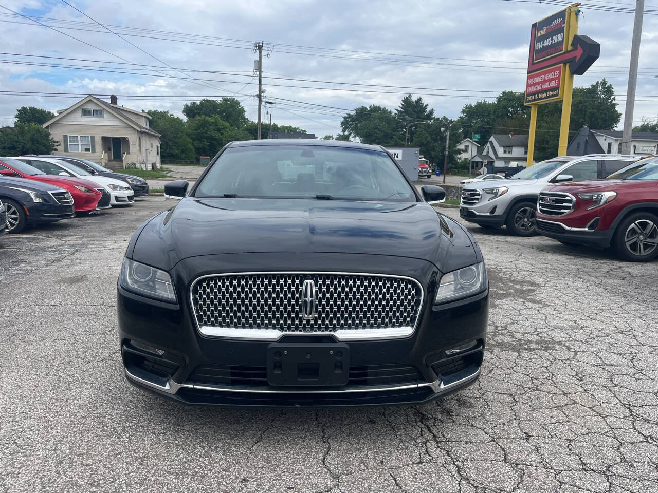 Black 2018 Lincoln Continental Select AWD Select 4dr Sedan 2