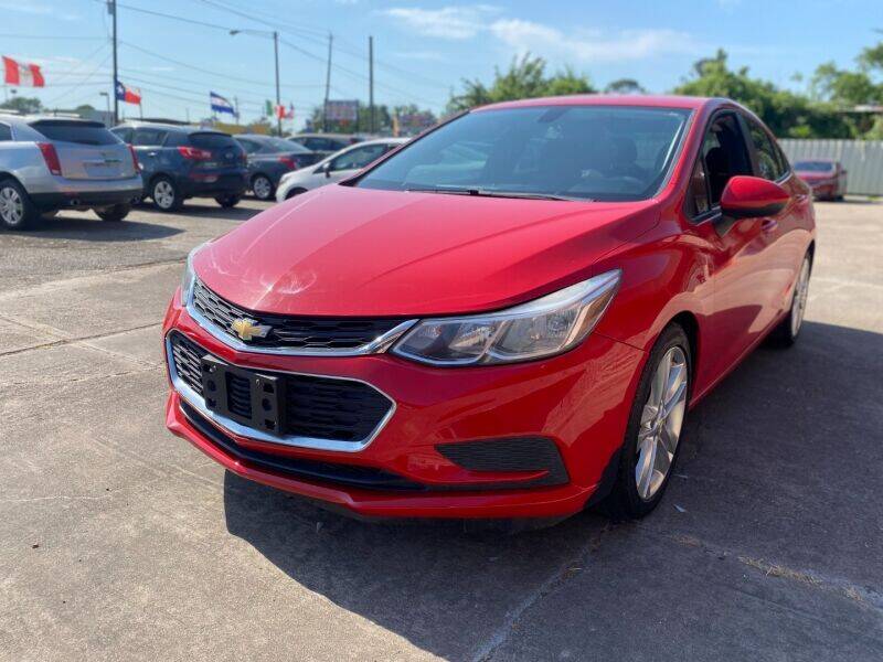 2016 Chevrolet Cruze for sale at Sam's Auto Sales in Houston TX