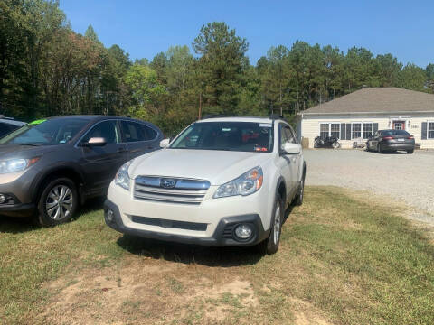 2013 Subaru Outback for sale at Premier Auto Solutions & Sales in Quinton VA