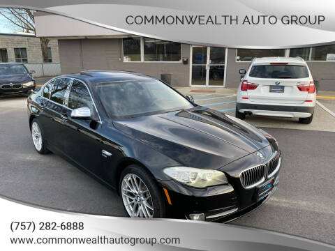 2012 BMW 5 Series for sale at Commonwealth Auto Group in Virginia Beach VA