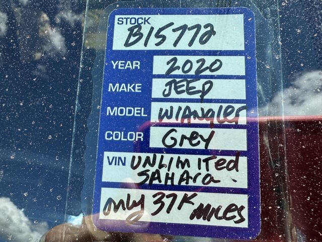 2020 Jeep Wrangler Unlimited