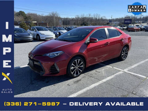 2019 Toyota Corolla for sale at Impex Auto Sales in Greensboro NC