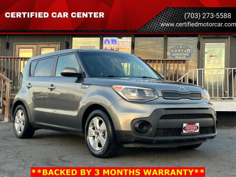 2016 Kia Soul for sale at CERTIFIED CAR CENTER in Fairfax VA