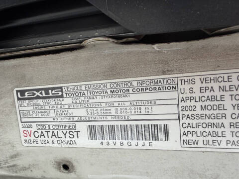 2002 Lexus LS 430