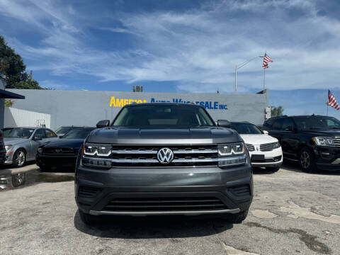 2018 Volkswagen Atlas for sale at America Auto Wholesale Inc in Miami FL