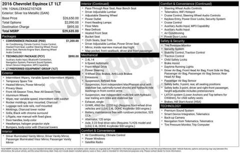 2016 Chevrolet Equinox LT
