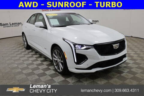 2022 Cadillac CT4-V for sale at Leman's Chevy City in Bloomington IL