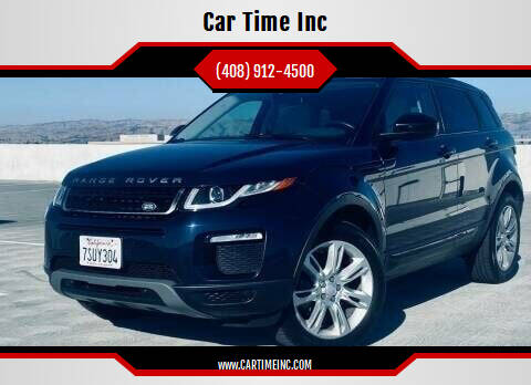 2016 Land Rover Range Rover Evoque for sale at Car Time Inc in San Jose CA
