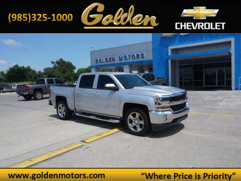 2016 Chevrolet Silverado 1500 for sale at GOLDEN MOTORS in Cut Off LA