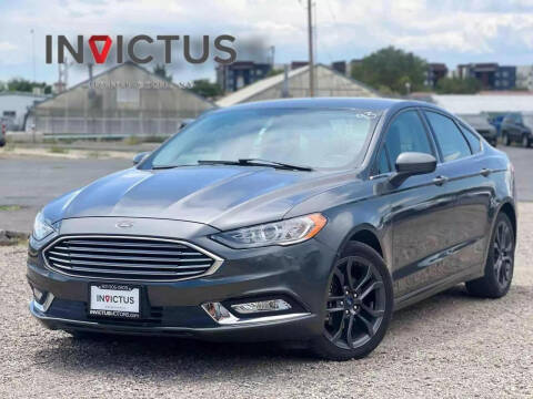 2018 Ford Fusion for sale at INVICTUS MOTOR COMPANY in West Valley City UT
