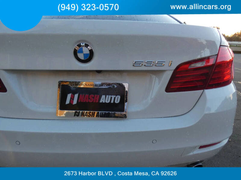 2015 BMW 5 Series 535i
