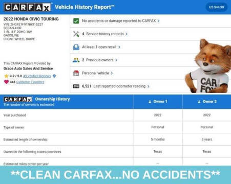 2022 Honda Civic Touring