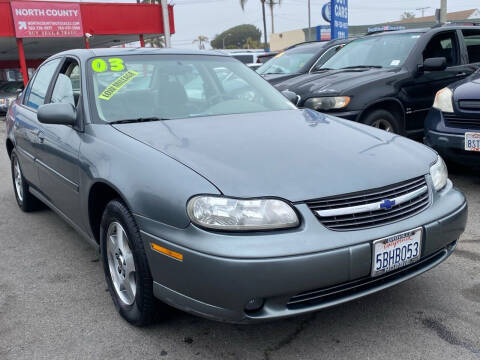 2003 Chevrolet Malibu for sale at North County Auto in Oceanside CA