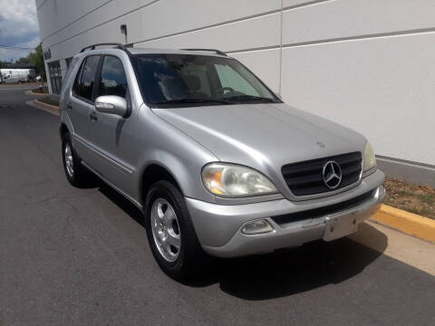 2003 Mercedes-Benz M-Class for sale at M & M Auto Brokers in Chantilly VA