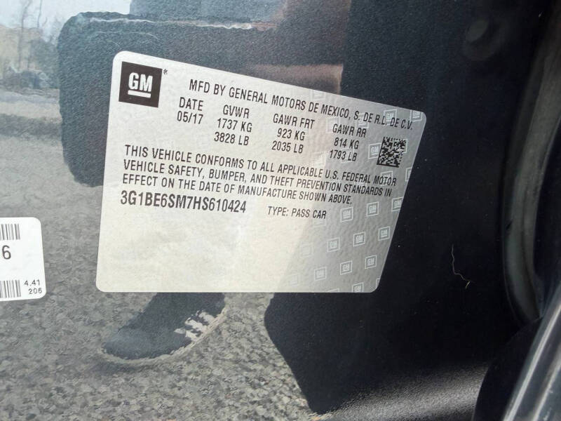 2017 Chevrolet Cruze LT Auto