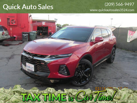 2019 Chevrolet Blazer for sale at Quick Auto Sales in Ceres CA