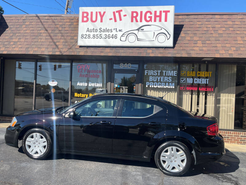 2013 Dodge Avenger for sale at Buy It Right Auto Sales #1,INC in Hickory NC