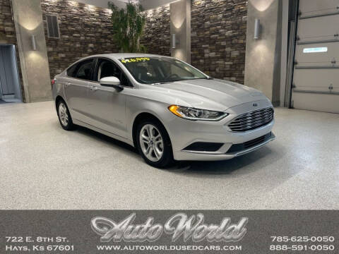 2018 Ford Fusion Hybrid for sale at Auto World Used Cars in Hays KS