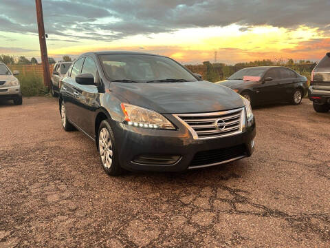 2015 Nissan Sentra for sale at Gq Auto in Denver CO