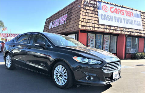 2015 Ford Fusion Energi for sale at CARSTER in Huntington Beach CA