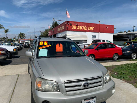 2006 Toyota Highlander for sale at 3K Auto in Escondido CA