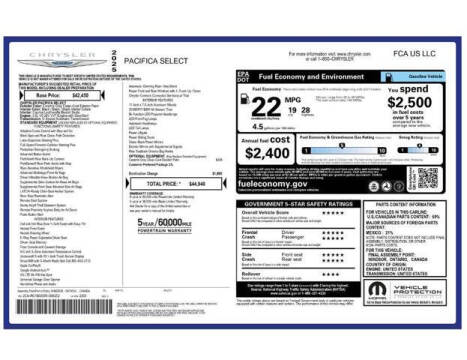 2025 Chrysler Pacifica Select