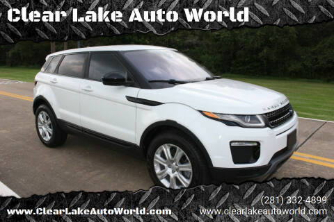 2016 Land Rover Range Rover Evoque for sale at Clear Lake Auto World in League City TX