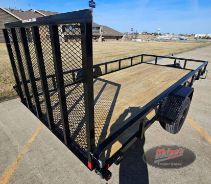 2026 H&H Trailers 82x14 Rail Side