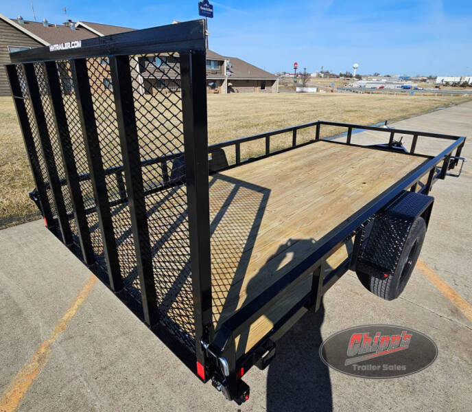 2026 H&H Trailers 82x14 Rail Side