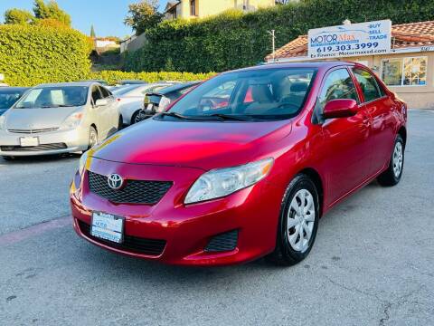 2009 Toyota Corolla for sale at MotorMax in San Diego CA
