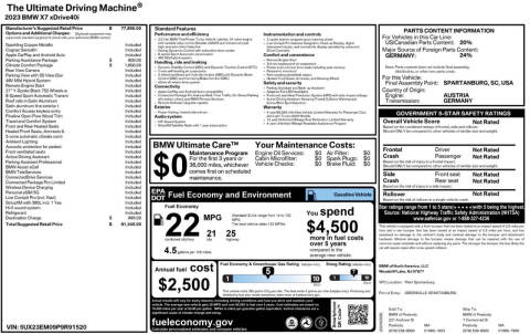 2023 BMW X7 xDrive40i