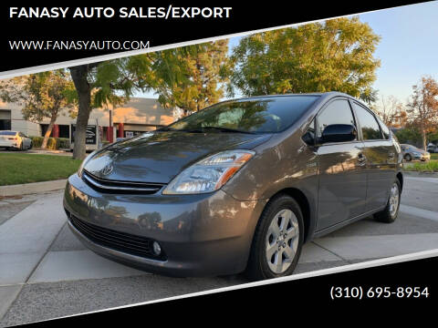 2007 Toyota Prius for sale at FANASY AUTO SALES/EXPORT in Yorba Linda CA