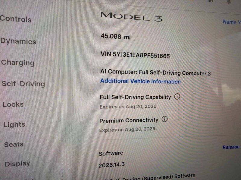 2023 Tesla Model 3
