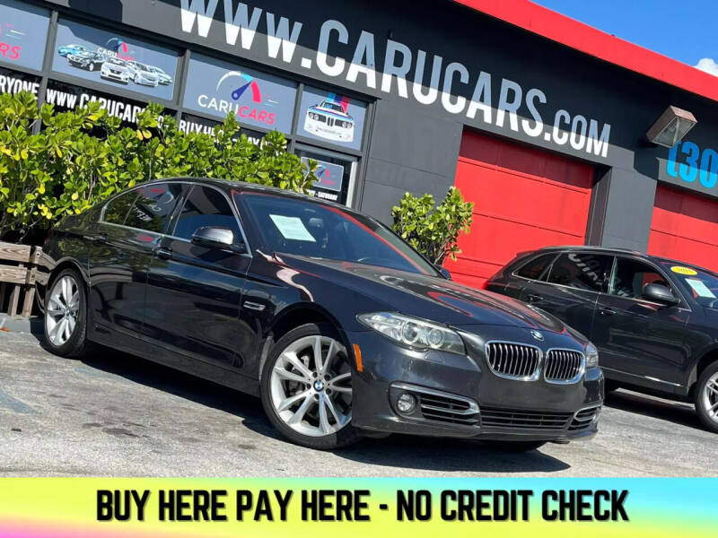 2014 BMW 5 Series for sale at CARUCARS LLC in Miami FL