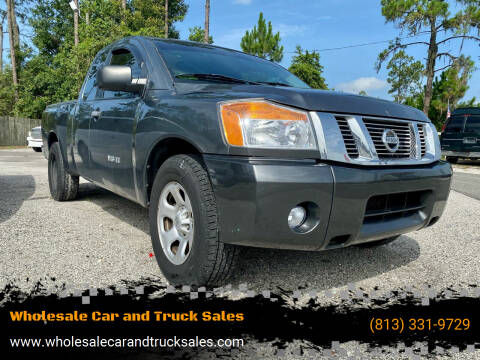 2013 Nissan Titan for sale at Wholesale Car and Truck Sales in Plant City FL