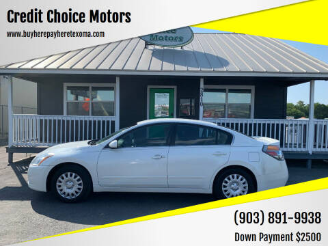 2012 Nissan Altima for sale at Credit Choice Motors in Sherman TX