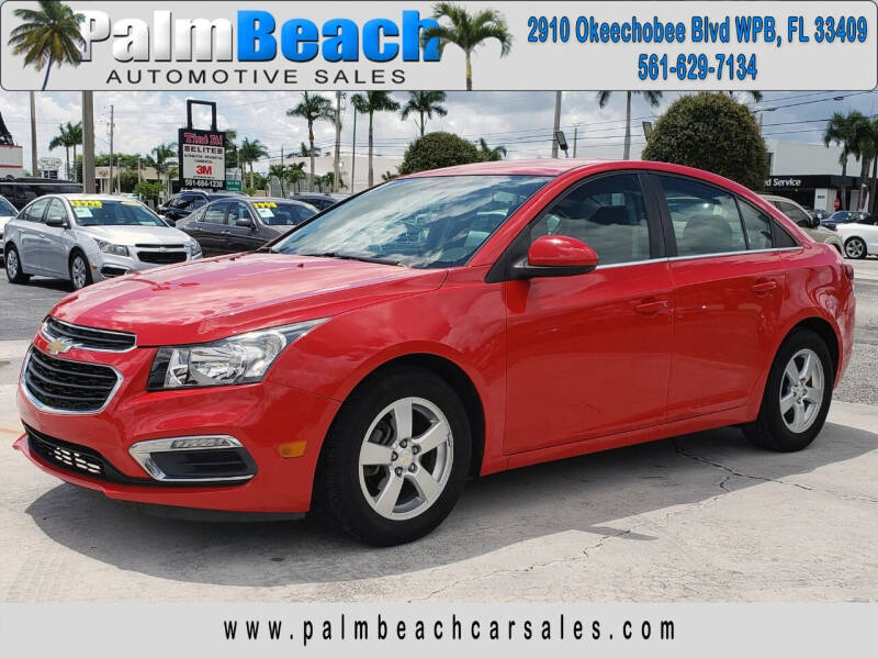 2016 Chevrolet Cruze Limited for sale at Palm Beach Automotive Sales in West Palm Beach FL