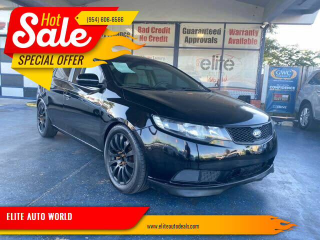 2011 Kia Forte for sale at ELITE AUTO WORLD in Fort Lauderdale FL