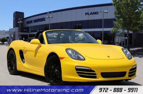 2014 Porsche Boxster for sale at HILINE MOTORS in Plano TX