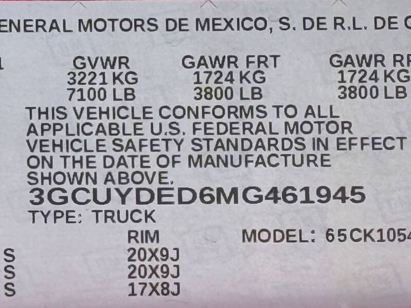 2021 Chevrolet Silverado 1500