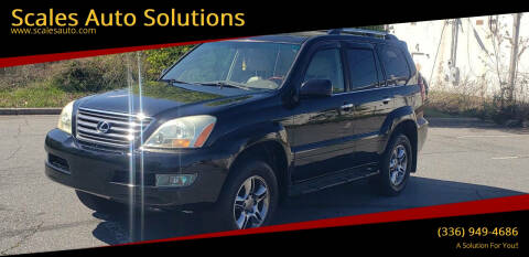 2008 Lexus GX 470 for sale at Scales Auto Solutions in Madison NC