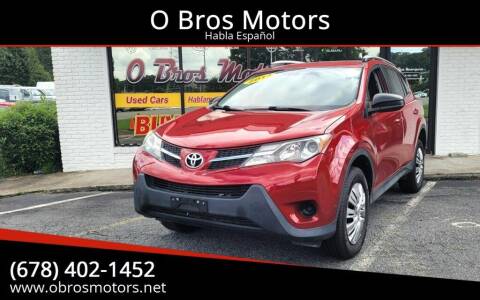 2013 Toyota RAV4 for sale at O Bros Motors in Marietta GA
