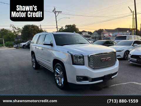 2017 GMC Yukon for sale at Shawn's Motor Credit in Houston TX