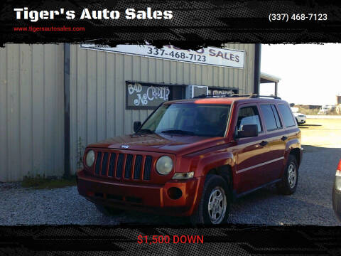 2008 Jeep Patriot for sale at Tiger's Auto Sales in Mamou LA