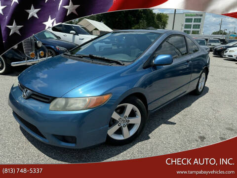 2008 Honda Civic for sale at CHECK AUTO, INC. in Tampa FL