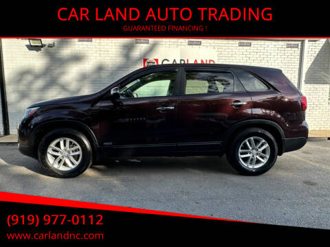2014 Kia Sorento for sale at CAR LAND  AUTO TRADING in Raleigh NC