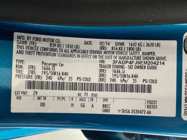 2014 Ford Fiesta Titanium